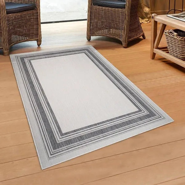 Kilimanjaro 81759WAN White/Anthracite Rug - Rug & Home