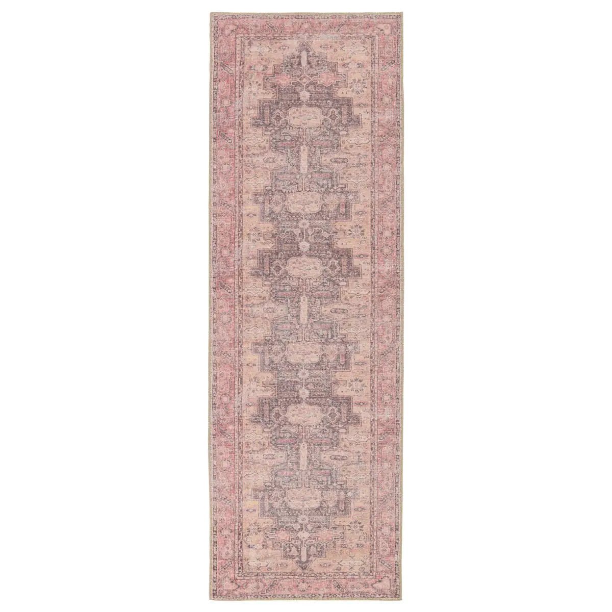 Kindred KND06 Pink/Dark Purple Rug - Rug & Home