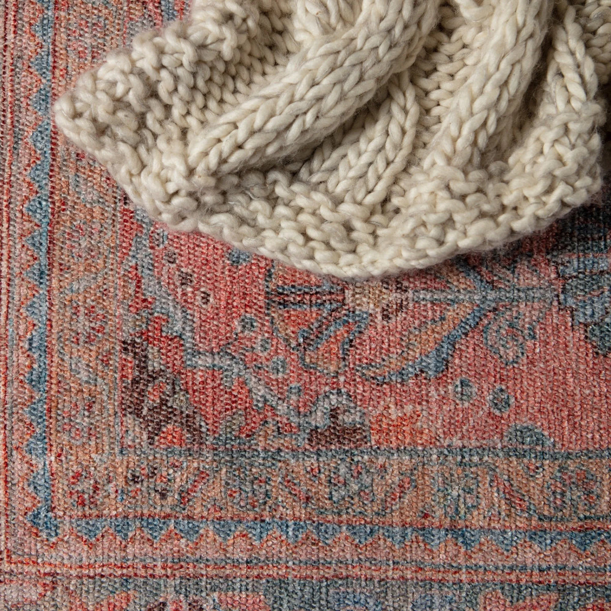 Kindred Knd07 Pippa Pink/Light Blue Rug - Rug & Home