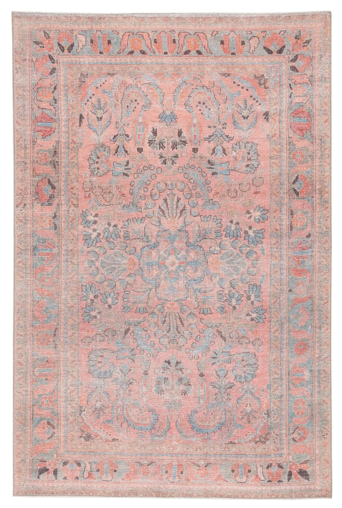 Kindred Knd07 Pippa Pink/Light Blue Rug - Rug & Home