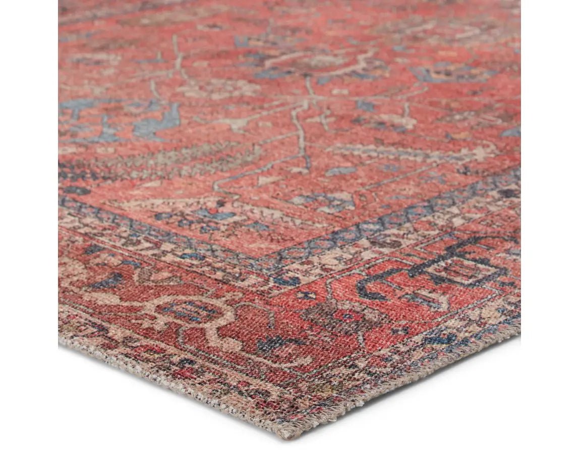 Kindred KND08 Red/Blue Rug - Rug & Home