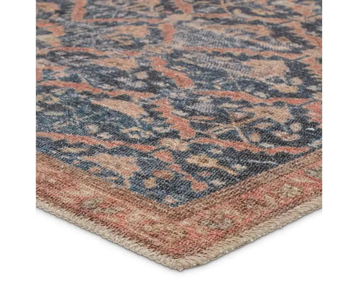 Kindred KND15 Navy/Brown Rug
