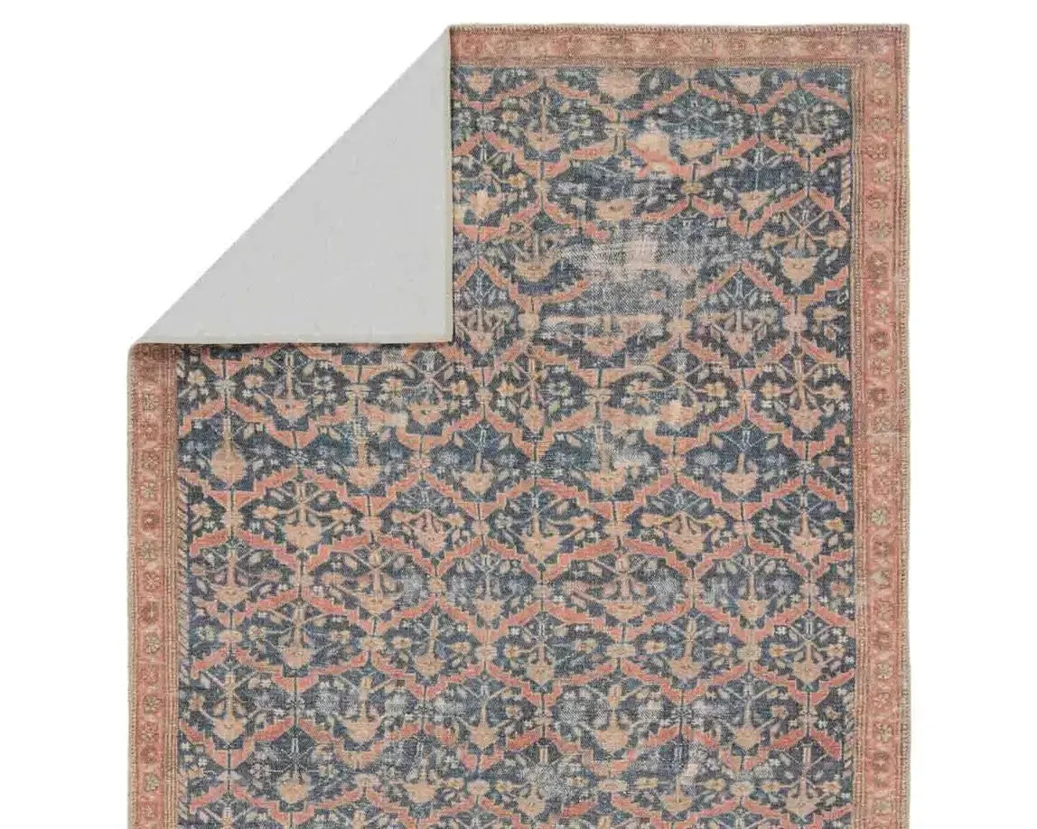 Kindred KND15 Navy/Brown Rug