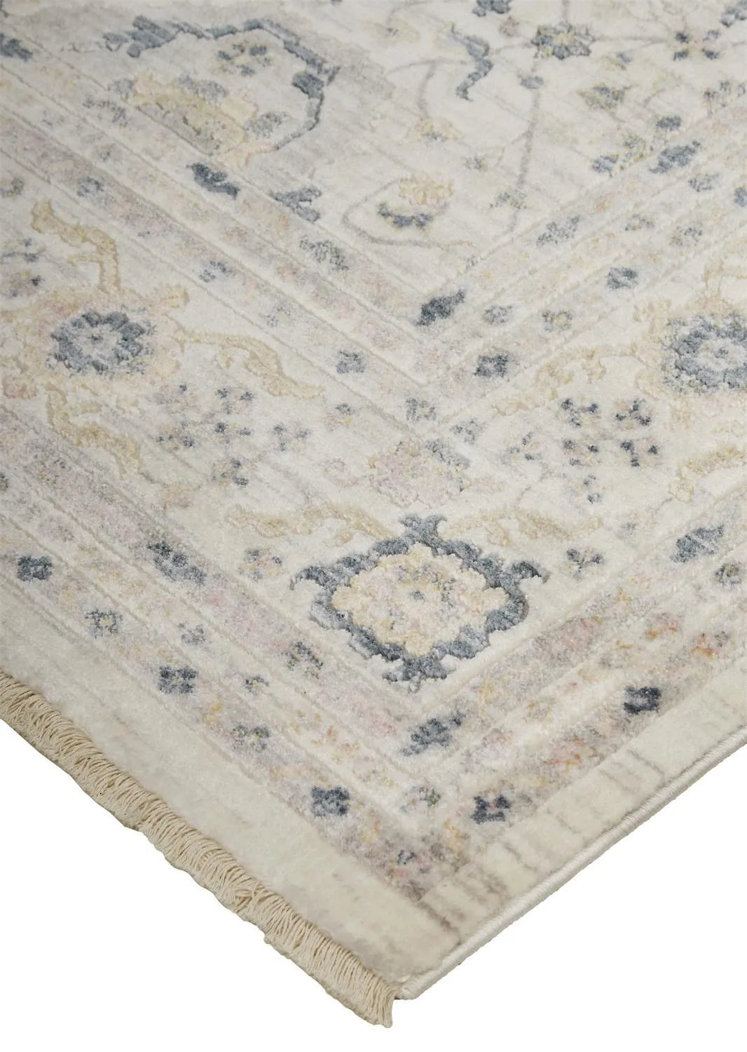 Kyra 3854F Ivory/Blue Rug - Rug & Home