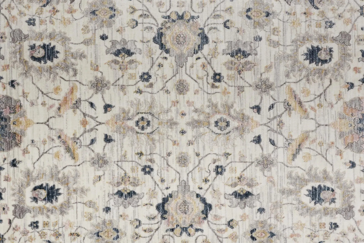 Kyra 3854F Ivory/Blue Rug - Rug & Home