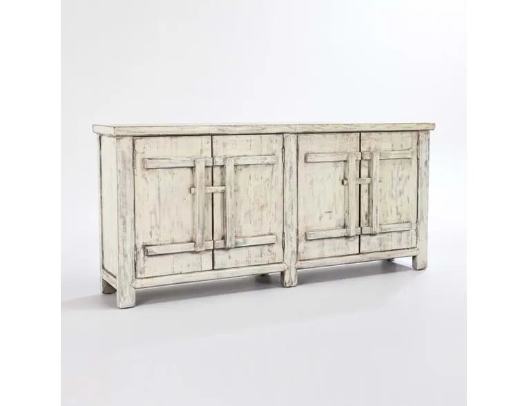 Lagos 4Dr Sideboard Antique White - Rug & Home