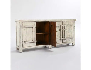 Lagos 4Dr Sideboard Antique White - Rug & Home