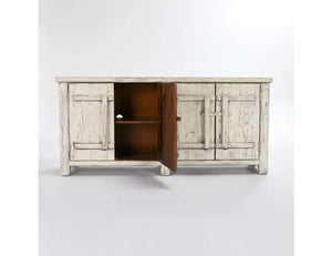 Lagos 4Dr Sideboard Antique White - Rug & Home