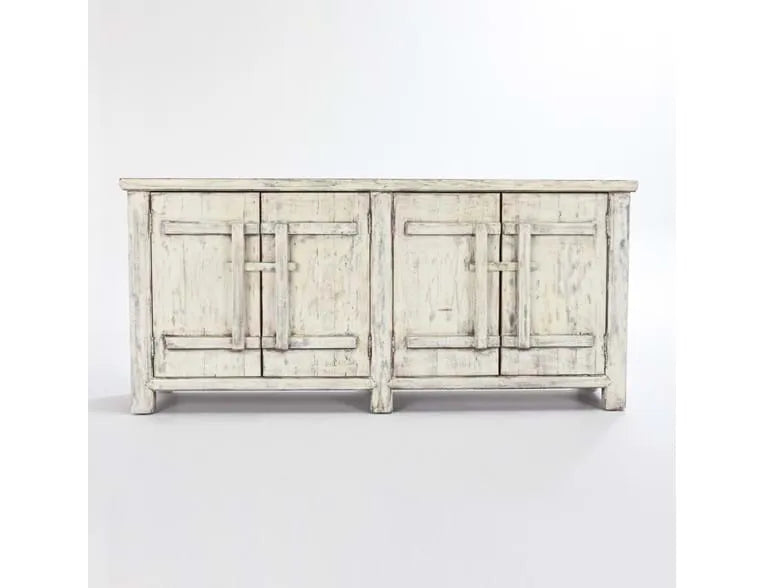 Lagos 4Dr Sideboard Antique White - Rug & Home