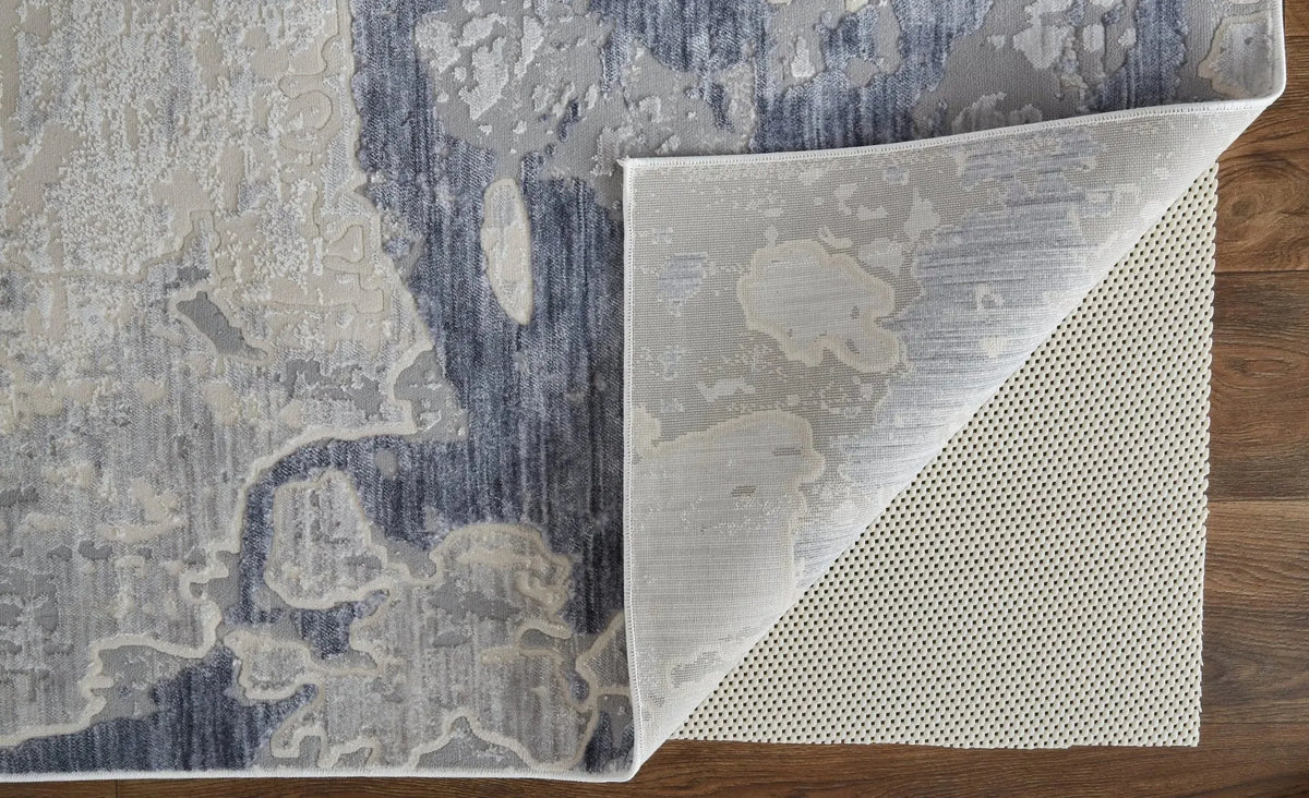 Laina LAI39G8F Ivory/Blue Rug