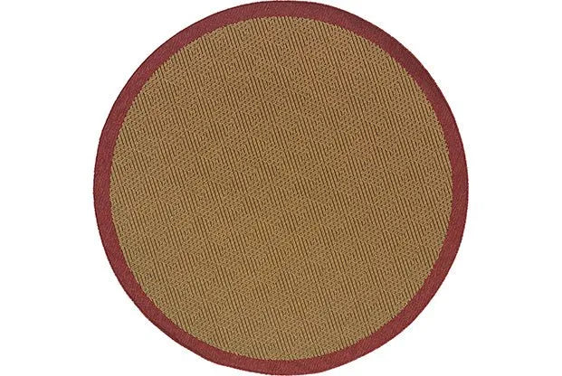 Lanai 525O Beige/ Red Rug - Rug & Home