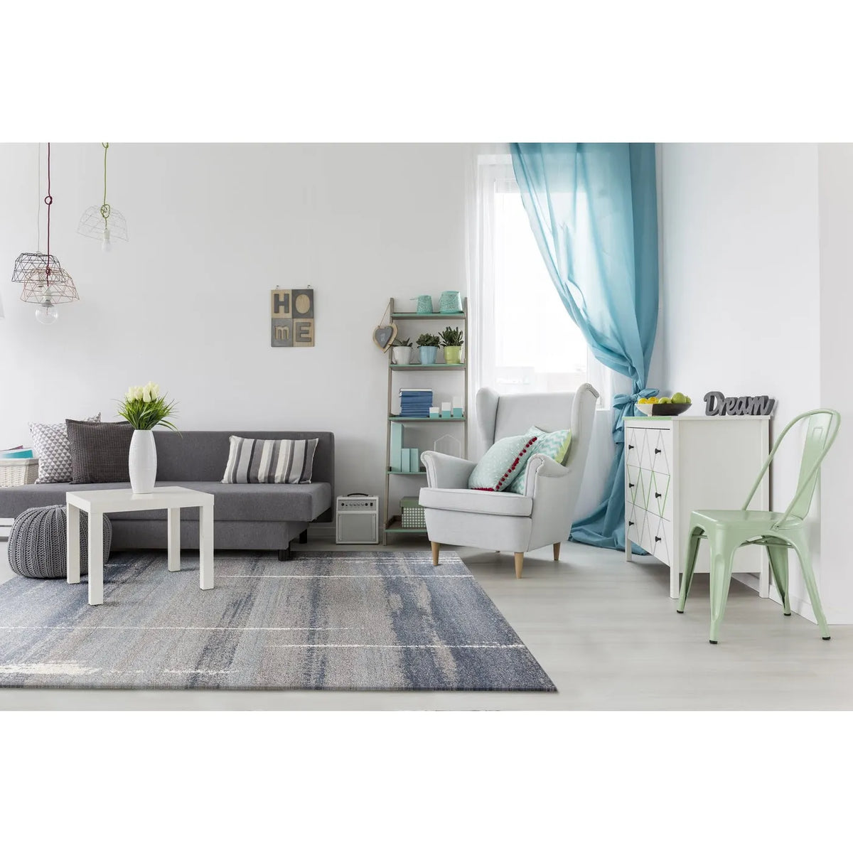 Landscapes 5900 Contempo Blue Rug - Rug & Home