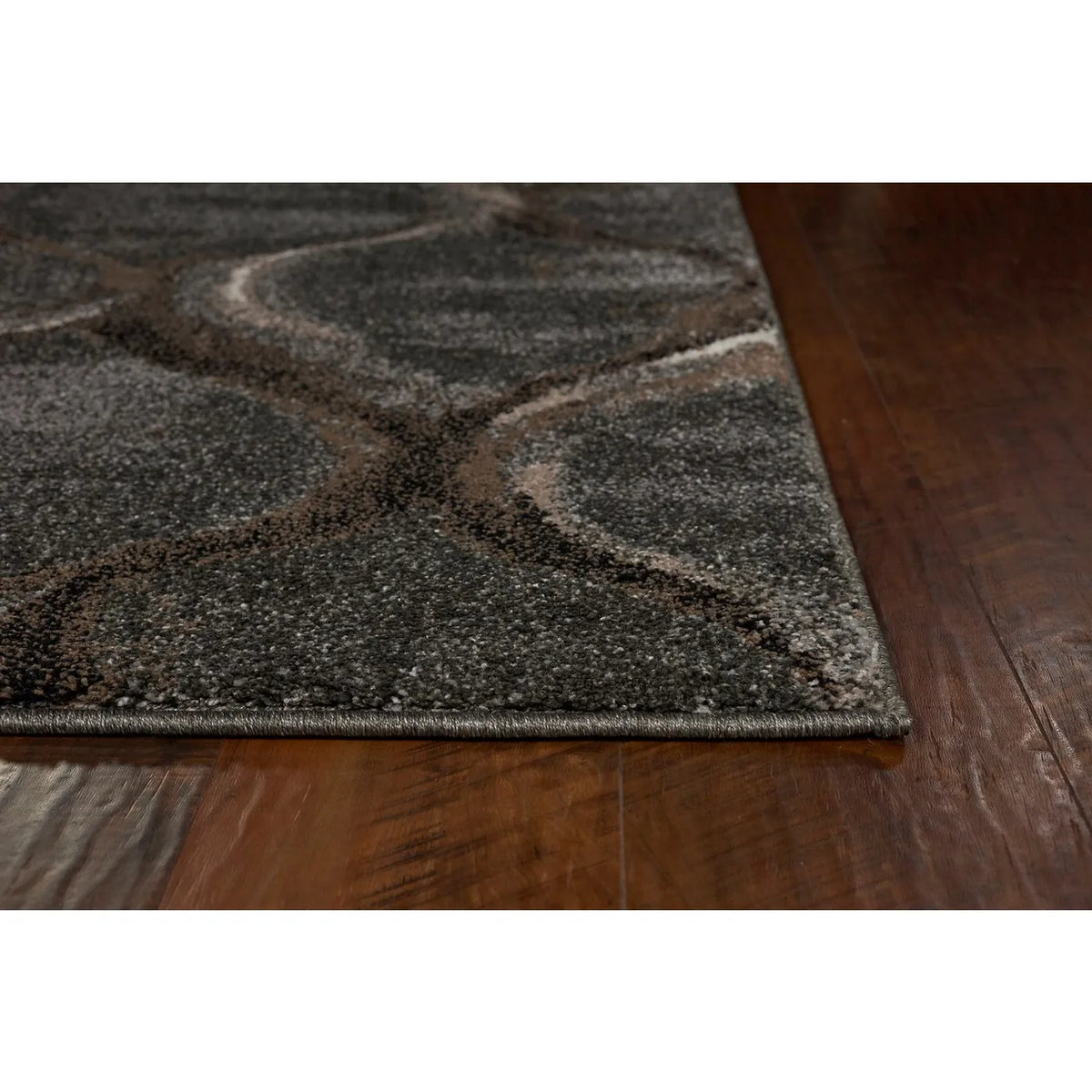 Landscapes 5906 Groove Charcoal Rug - Rug & Home