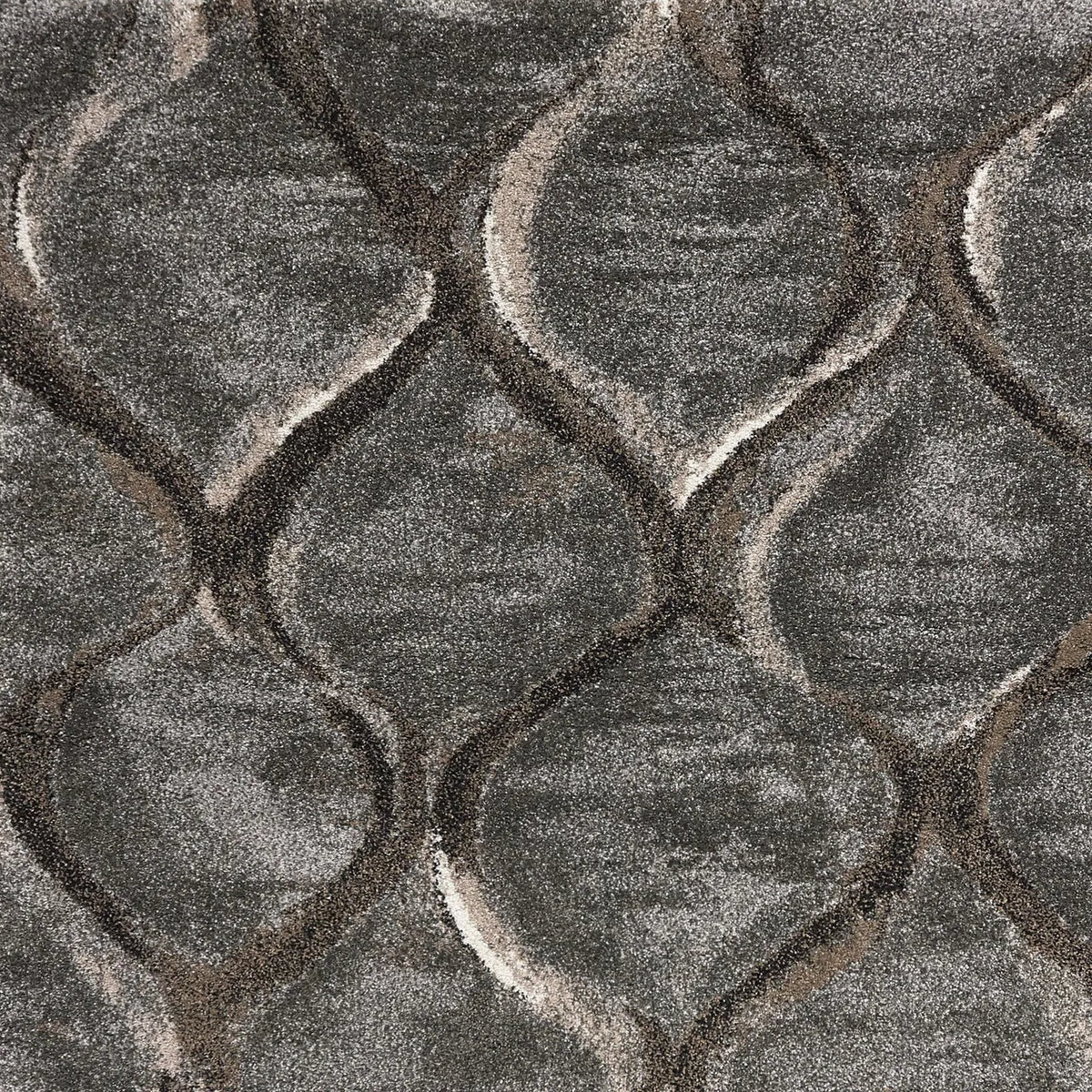 Landscapes 5906 Groove Charcoal Rug - Rug & Home