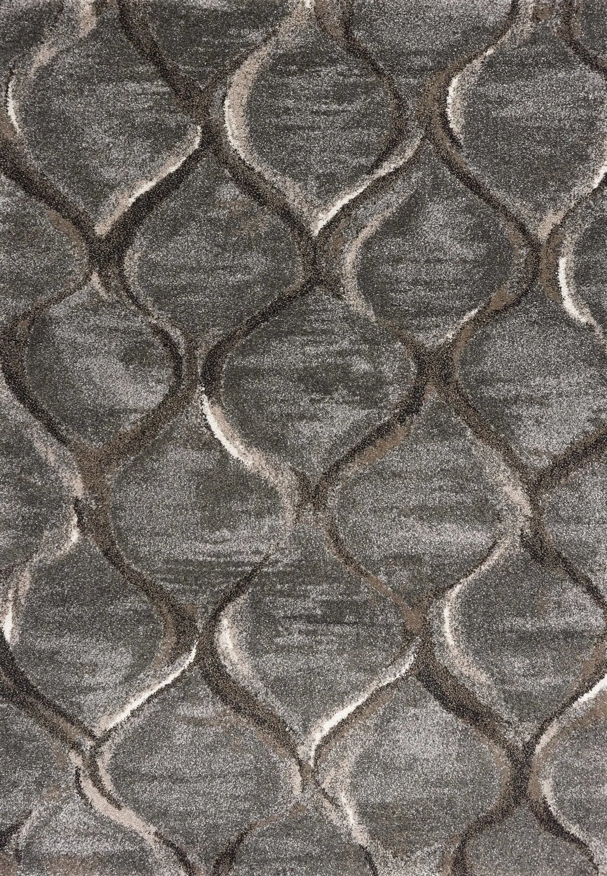 Landscapes 5906 Groove Charcoal Rug - Rug & Home