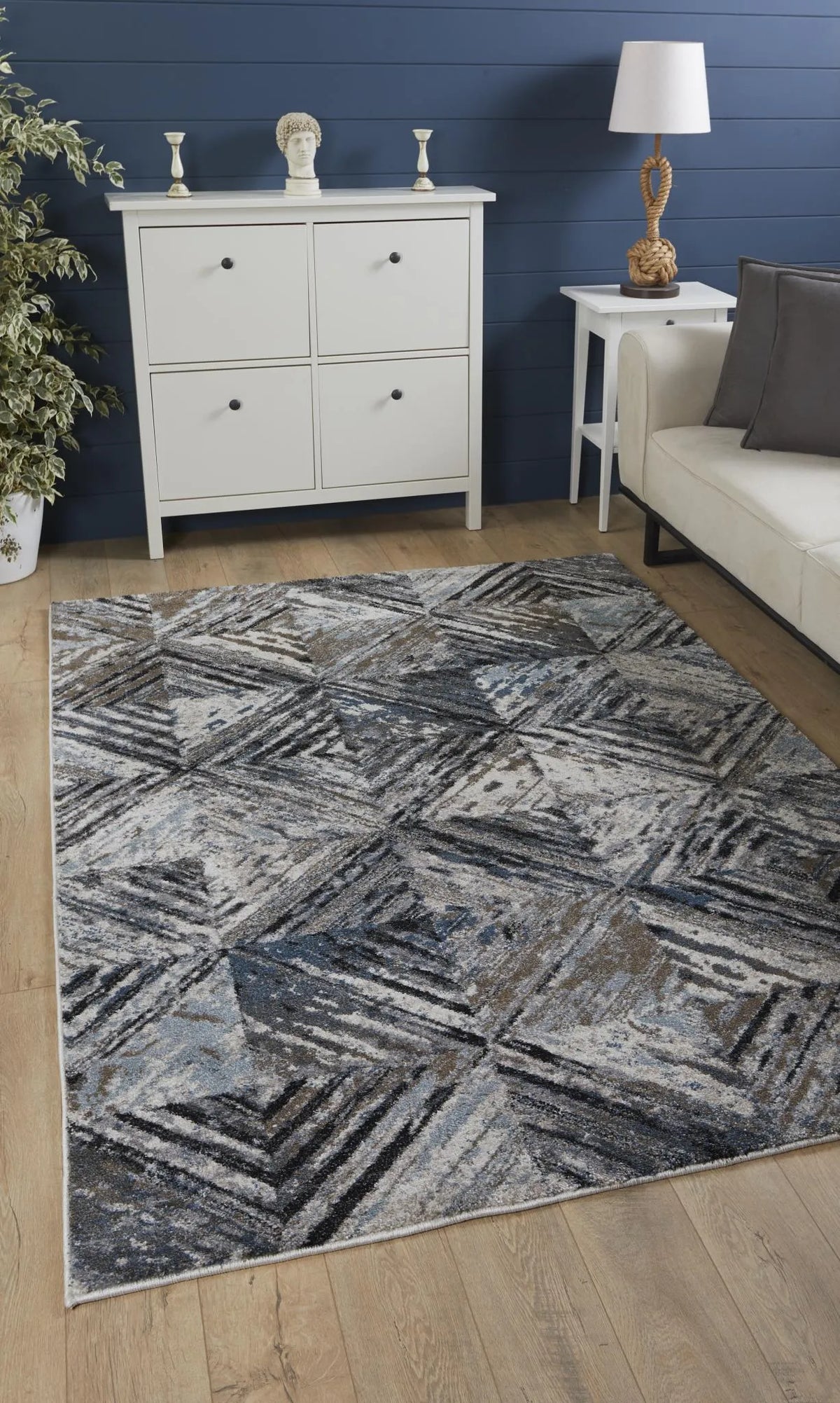 Landscapes 5911 Blue/Ivory Dimensions Rug - Rug & Home