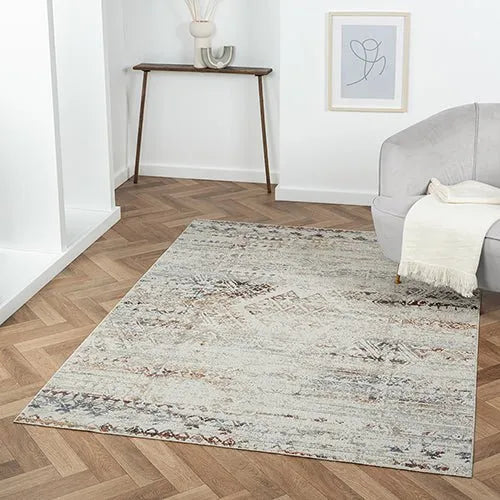 Lanham 82272GML Grey/Multi Rug - Rug & Home