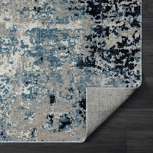 Lanham 82273GBU Grey/Blue Rug - Rug & Home