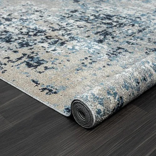 Lanham 82273GBU Grey/Blue Rug - Rug & Home