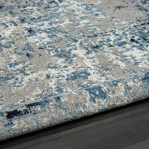 Lanham 82273GBU Grey/Blue Rug - Rug & Home