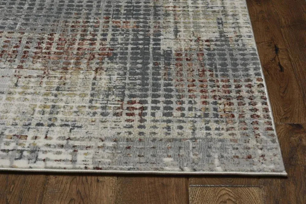 Lara 7253 Grey/Brick Inspire Rug