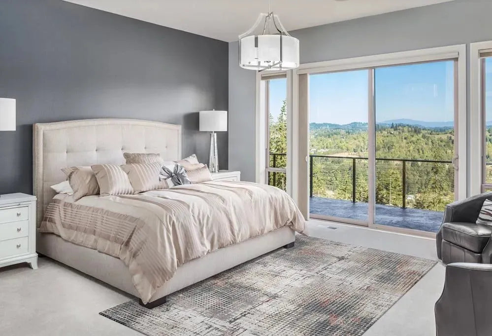 Lara 7253 Grey/Brick Inspire Rug