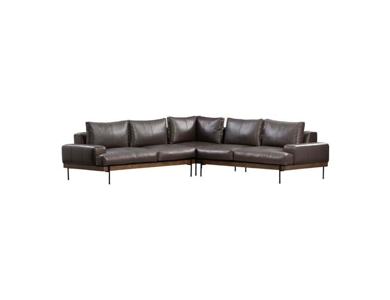 Largo Sectional Storm MX - Rug & Home