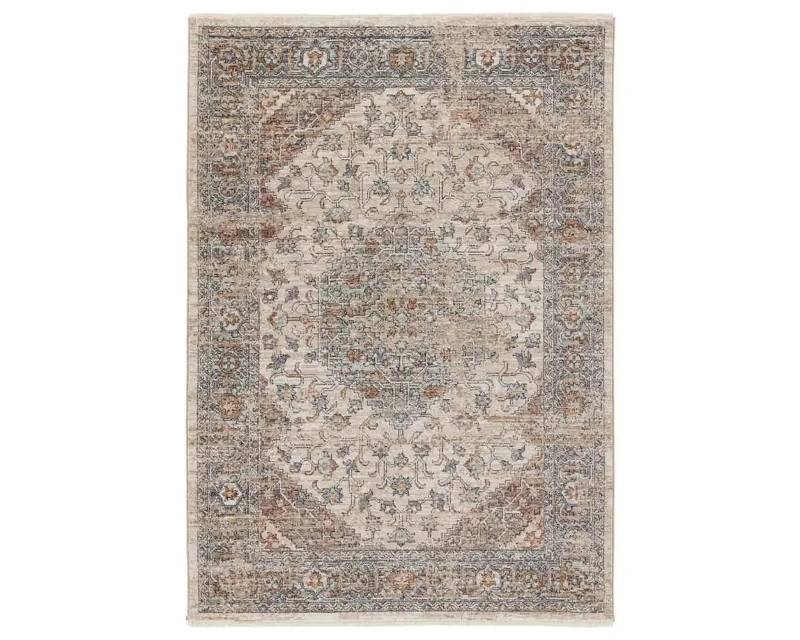 Lark LAR01 Beige/Blue Rug - Rug & Home