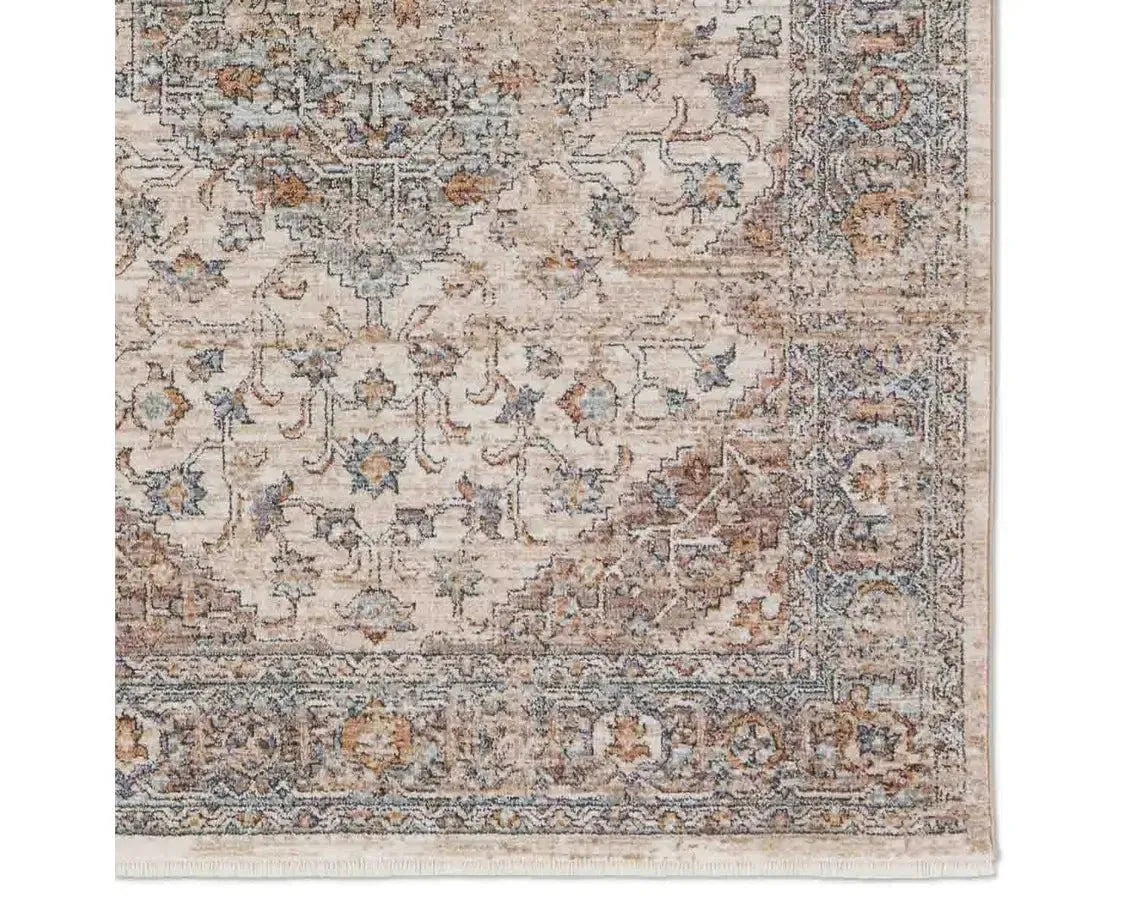 Lark LAR01 Beige/Blue Rug - Rug & Home