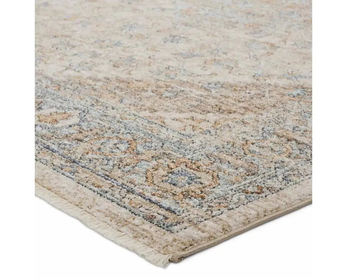 Lark LAR01 Beige/Blue Rug - Rug & Home