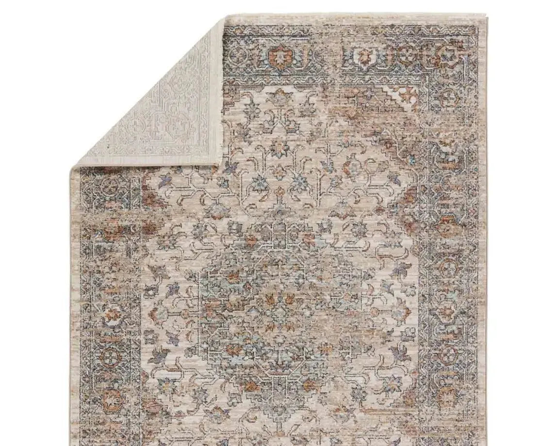 Lark LAR01 Beige/Blue Rug - Rug & Home