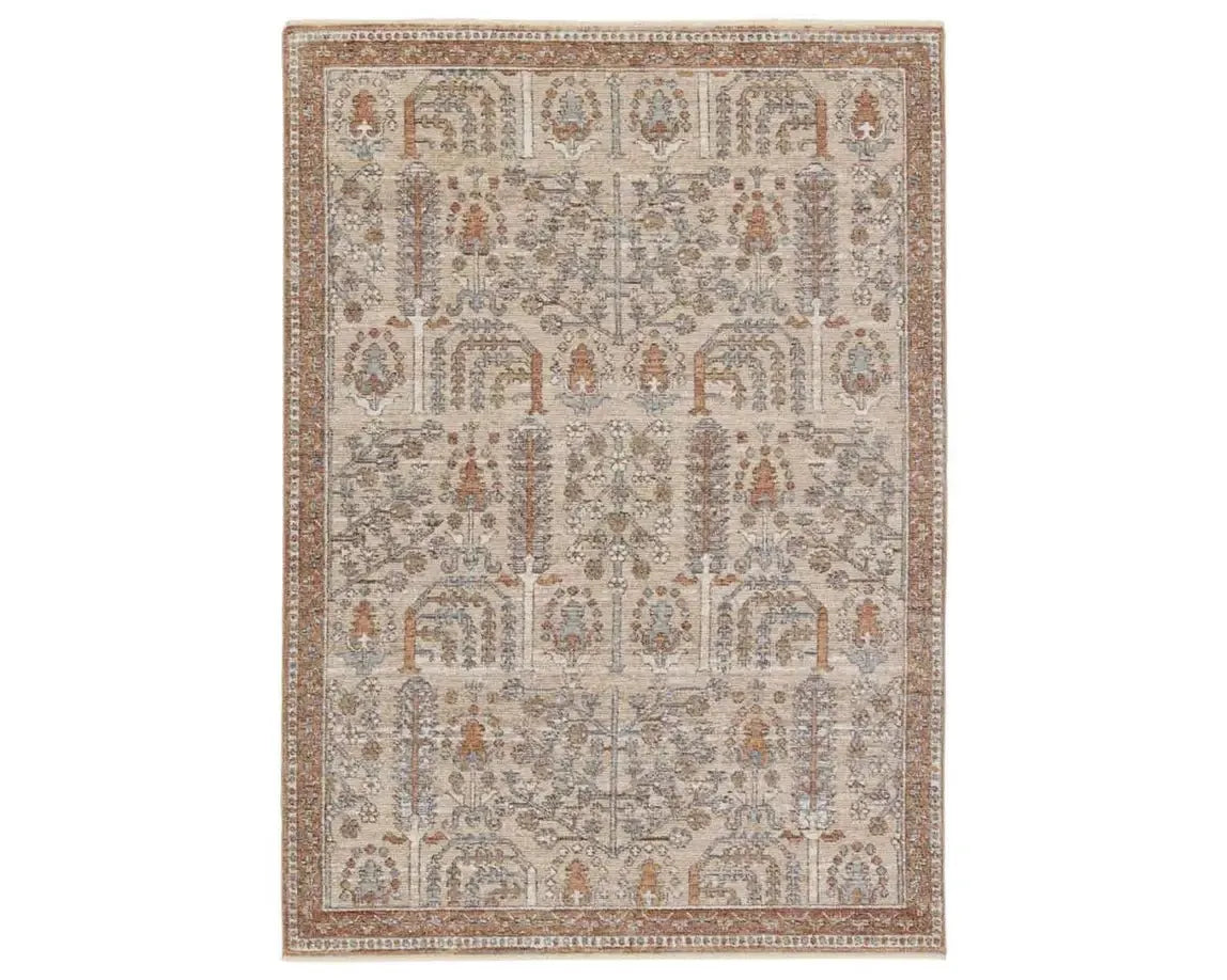 Lark LAR05 Taupe/Cream Rug - Rug & Home