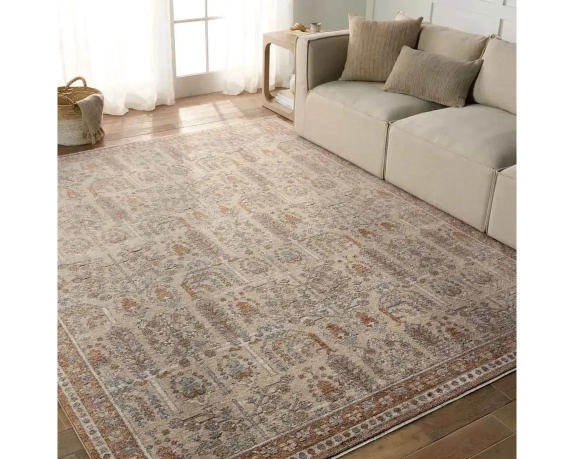 Lark LAR05 Taupe/Cream Rug - Rug & Home