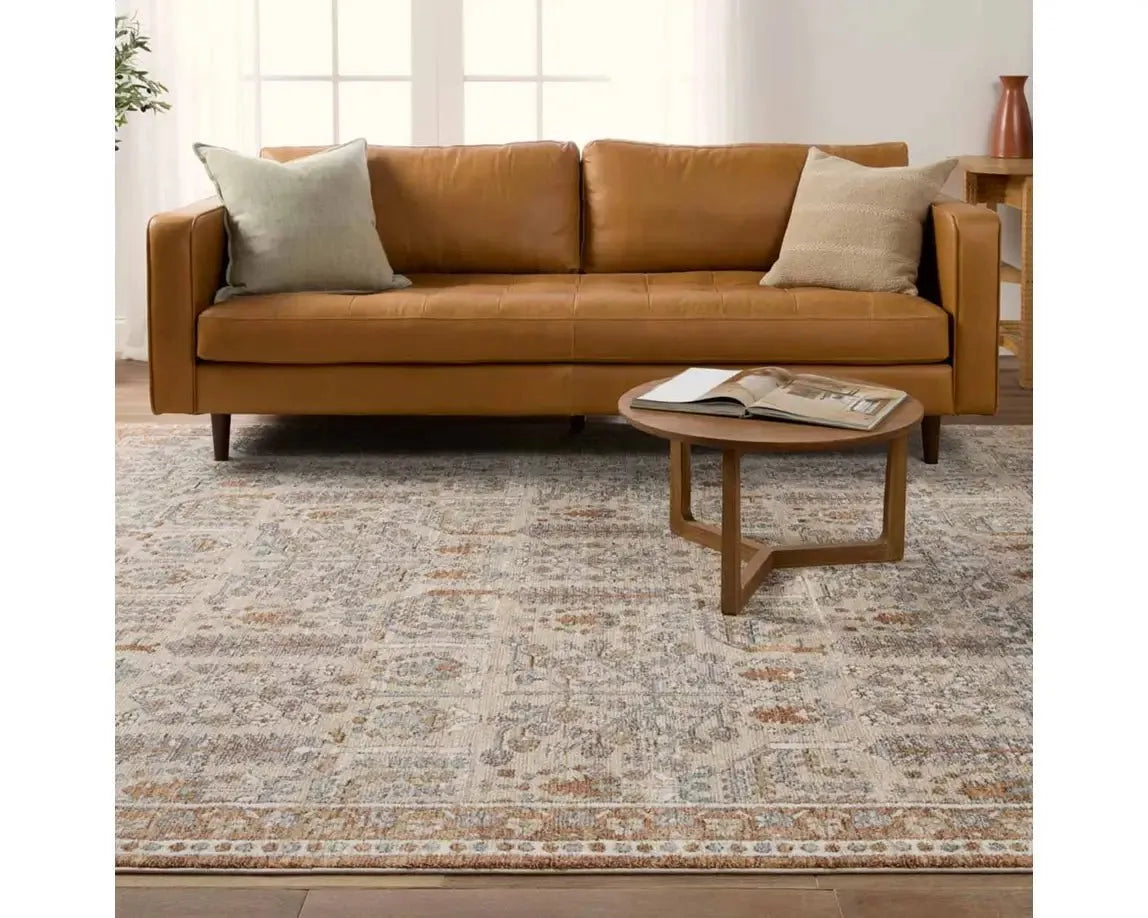 Lark LAR05 Taupe/Cream Rug - Rug & Home