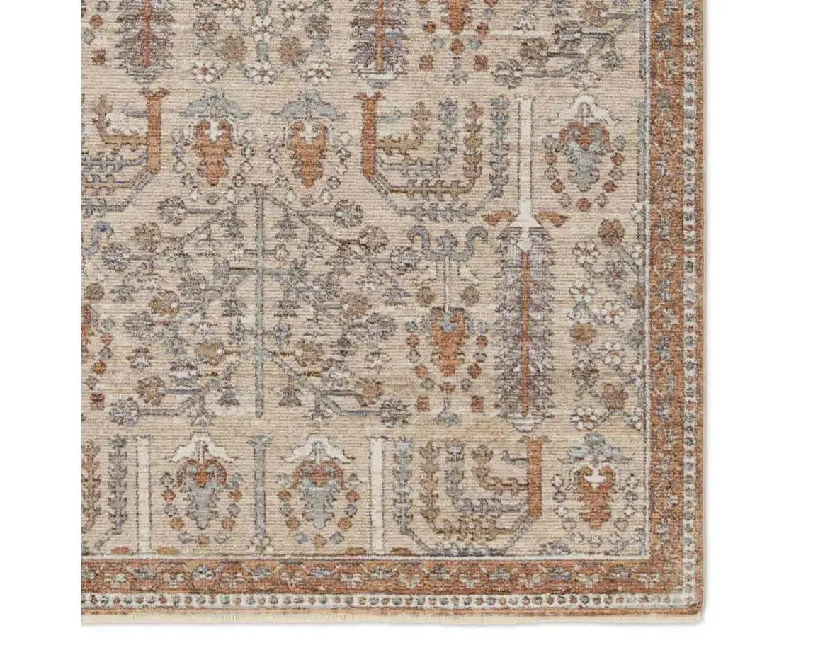 Lark LAR05 Taupe/Cream Rug - Rug & Home