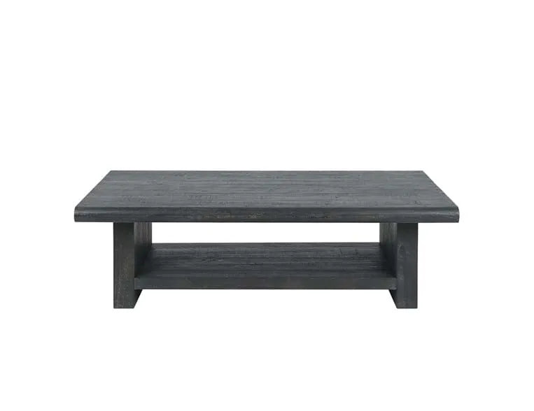 Larson 58" Coffee Table Black - Rug & Home