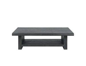 Larson 58" Coffee Table Black - Rug & Home