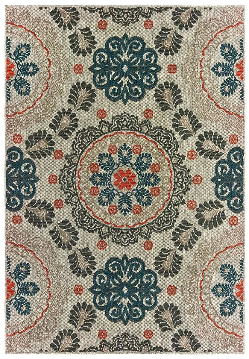 Latitude 1903W Grey Blue Rug - Rug & Home