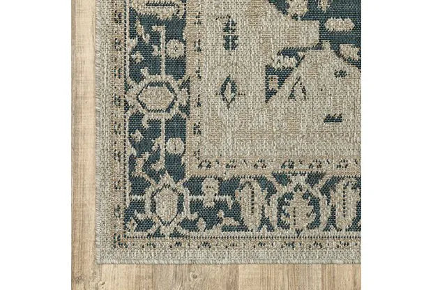 Latitude 1J Grey Gold Rug - Rug & Home