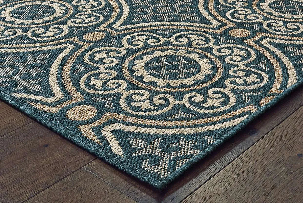 Latitude 609B Blue Grey Rug - Rug & Home