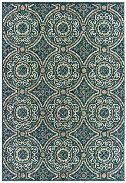 Latitude 609B Blue Grey Rug - Rug & Home