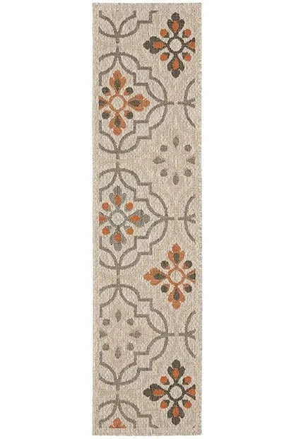 Latitude 709Y Grey Orange Rug