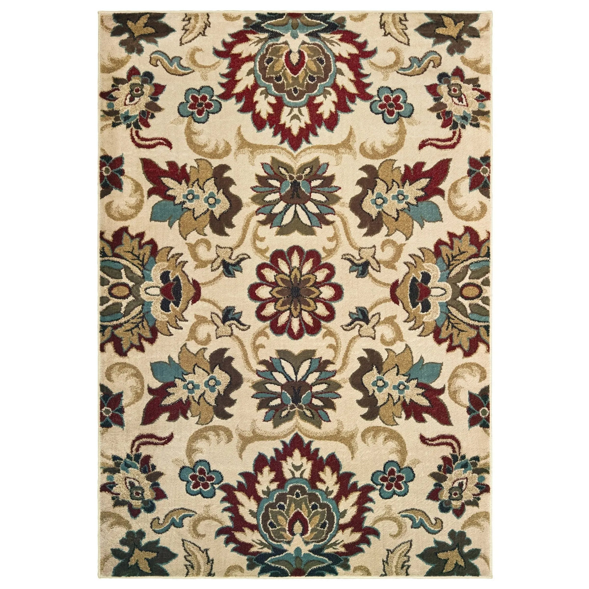 Laurel 3357M Ivory/Multi Rug - Rug & Home