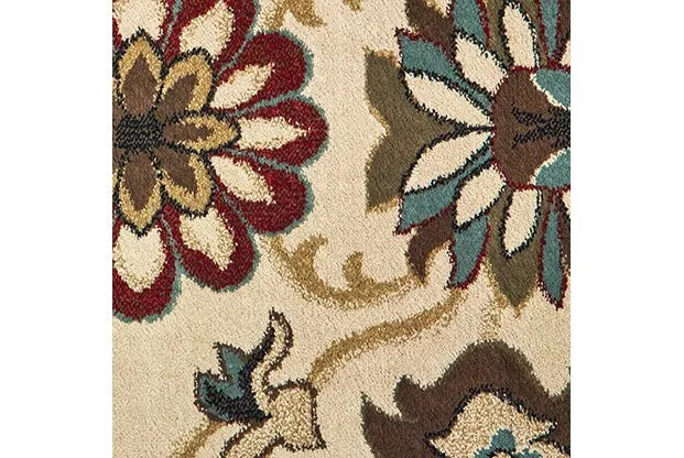 Laurel 3357M Ivory/Multi Rug - Rug & Home