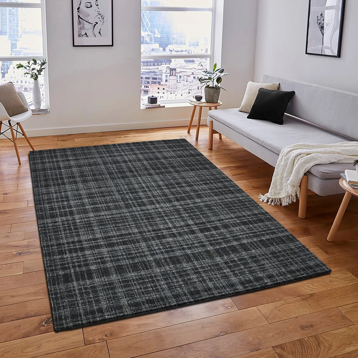 Laurel LAU-12 Charcoal Rug - Rug & Home