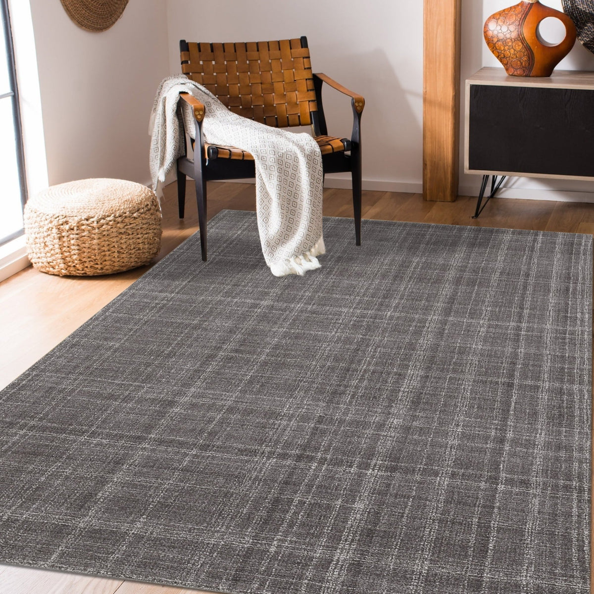 Laurel LAU-5 Graphite Rug - Rug & Home