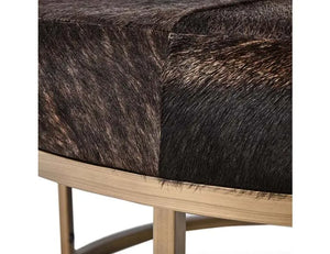 Laurie 36" Coffee Table Brown Hide - Rug & Home