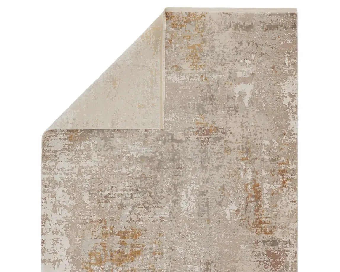 Lavigne LVG06 Gold/Grey Rug - Rug & Home