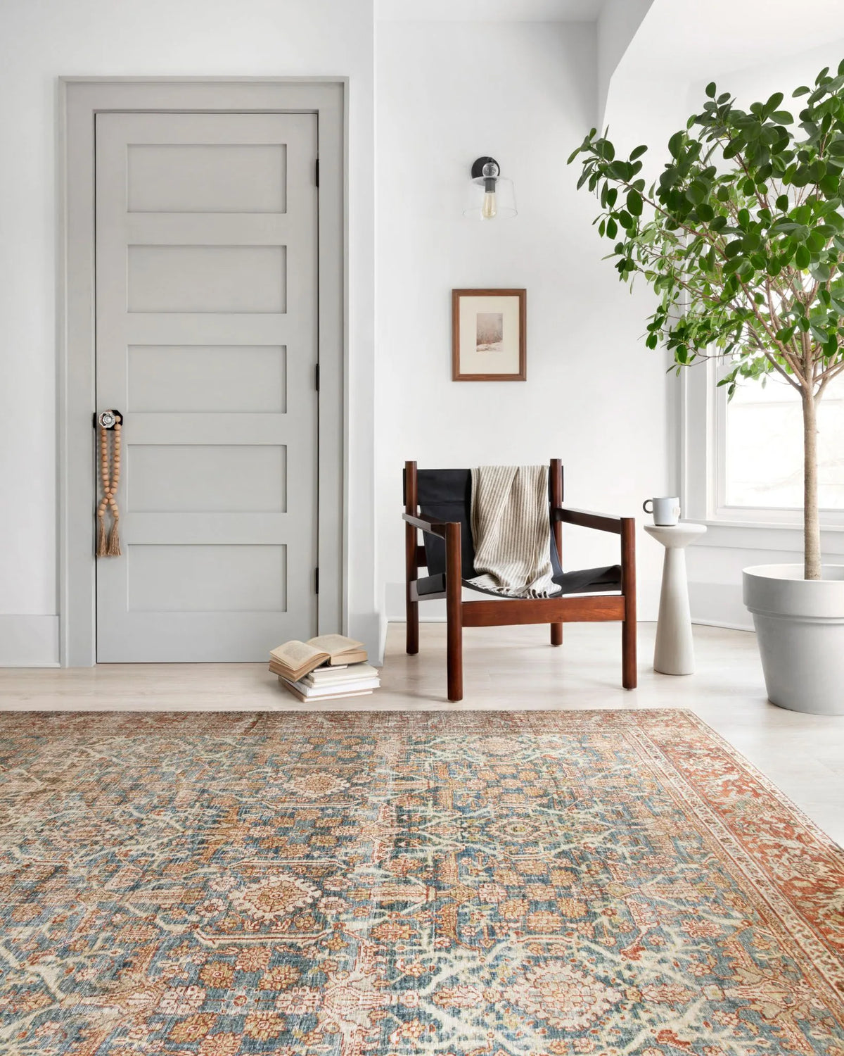 Layla LAY-04 Ocean/Rust Rug - Rug & Home