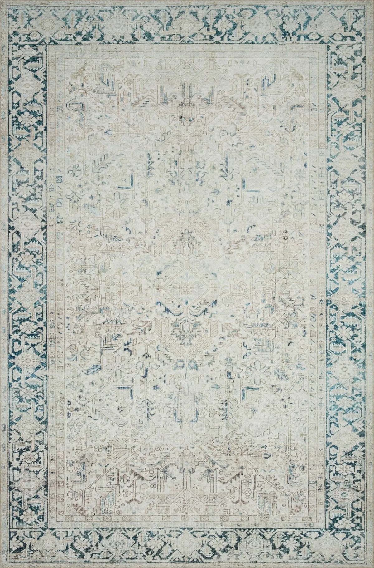 Lenna By Magnolia Home Lea-06 Natural/Denim Rug - Rug & Home